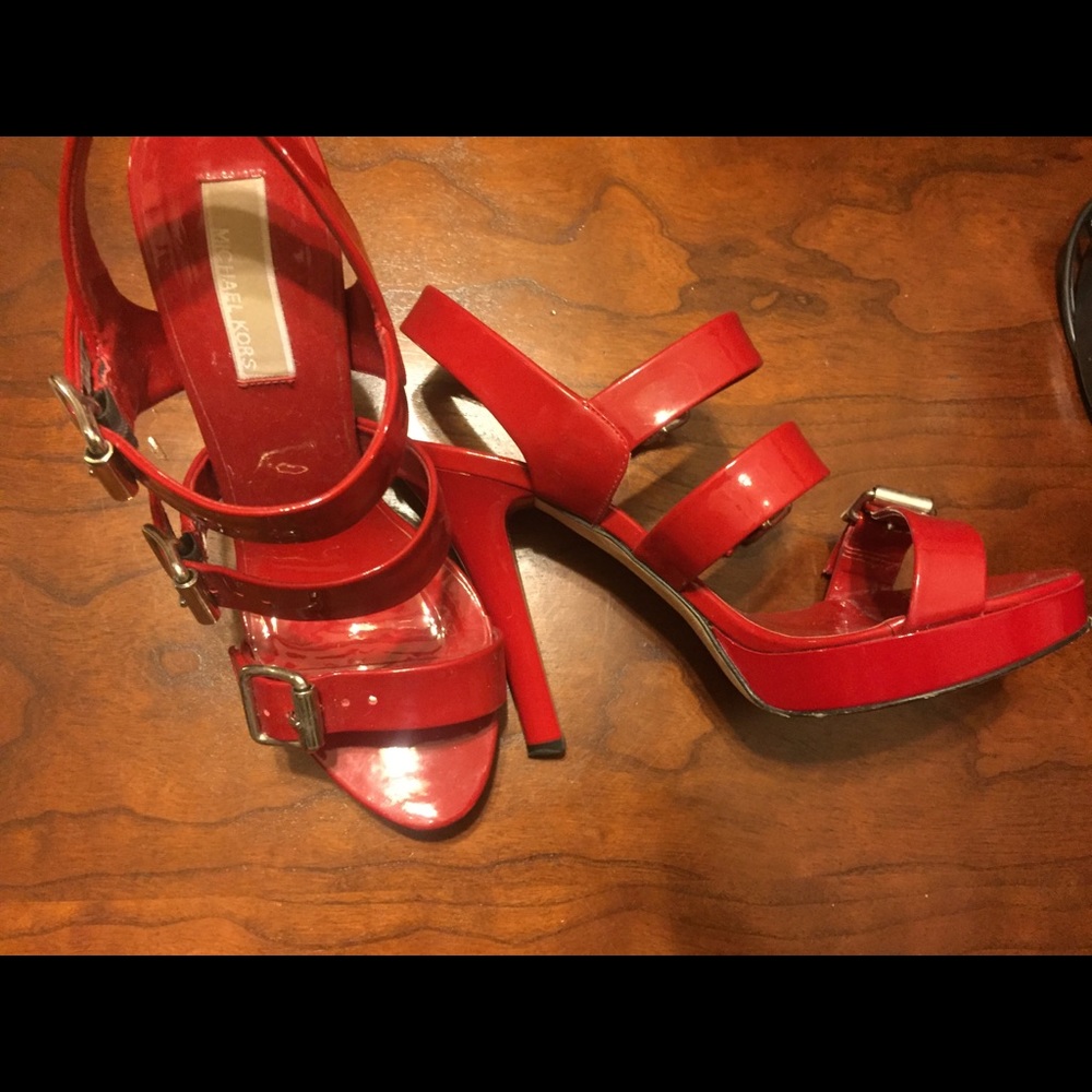 Original Michael Kors red heels